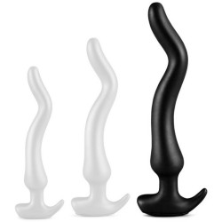 DarkSil Plug long Noth Curve L 36 x 6 cm Noir